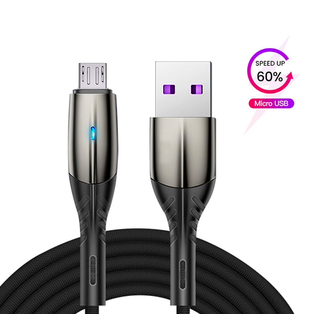 KMC016 Micro USB Data Cable Nylon Braided Usb 2.0 Cable With Data And Charge For Android Samsung Mobile Phone