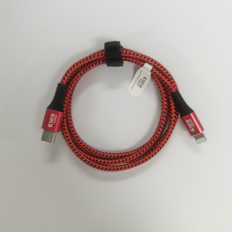 2M/1M Apple Lightning Charger Data Cable MFi Certifed Nylon Braided 3A C94 Connector