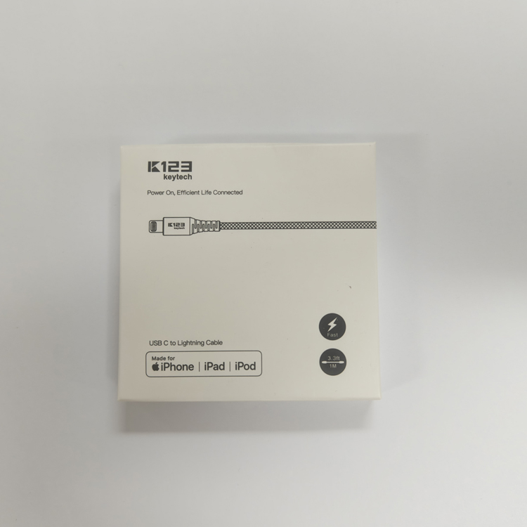 2M/1M Apple Lightning Charger Data Cable MFi Certifed Nylon Braided 3A C94 Connector