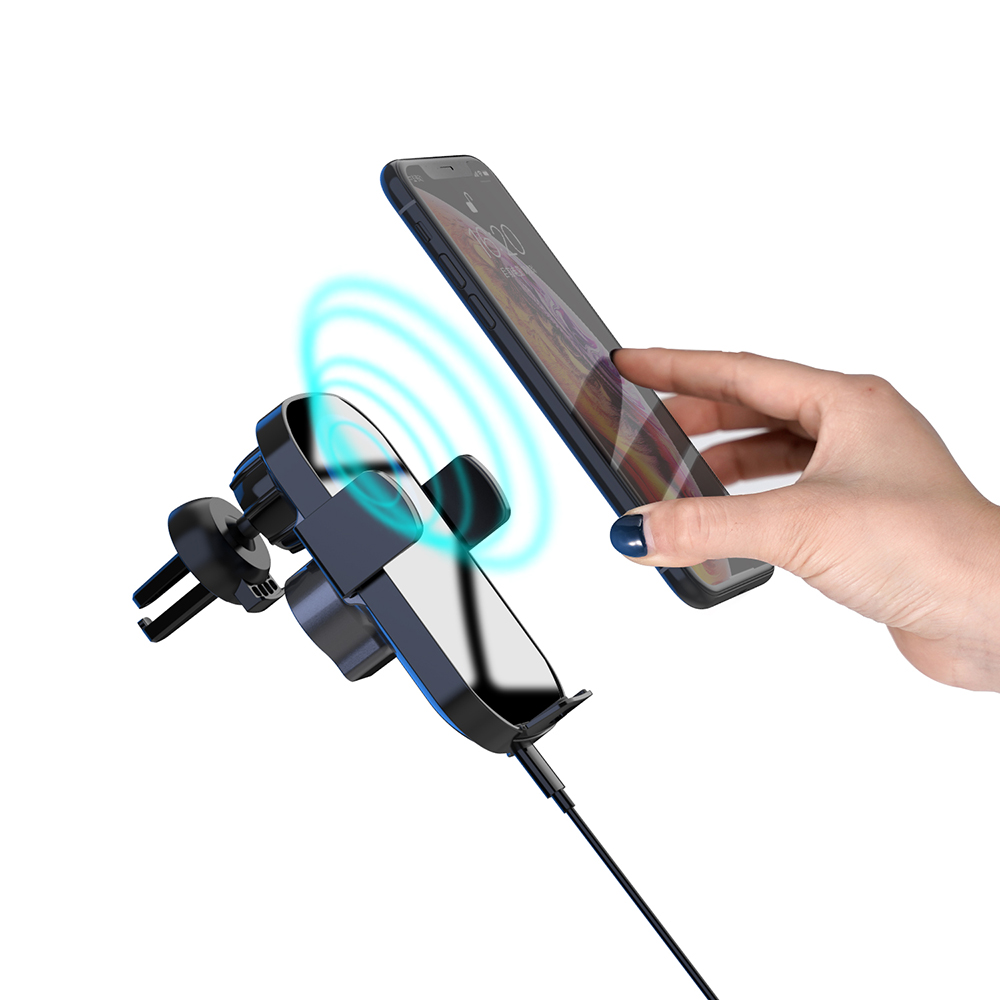 K123 Car Mount Wireless Charger for iPhone Samsung universal wireless phone car Holder charger